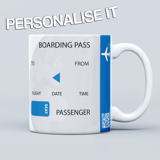 Boarding Pass Mug
